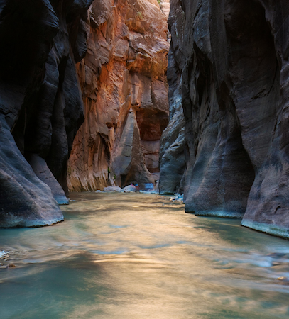 Water in Canyon Cropped Smaller